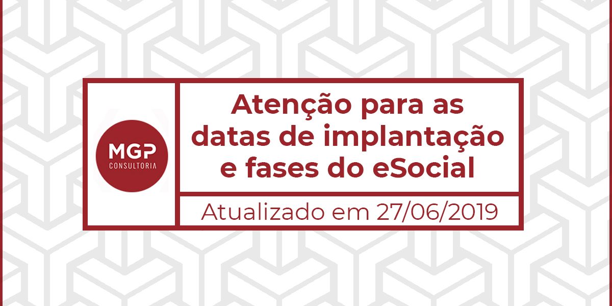 novas fases do eSocial