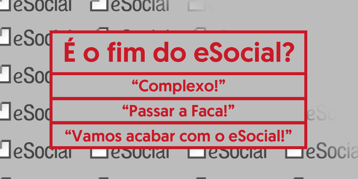 fim do esocial