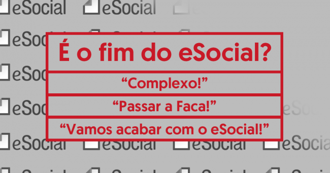 fim do esocial